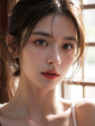 黑色打底衣与果绿色外套的完美搭配